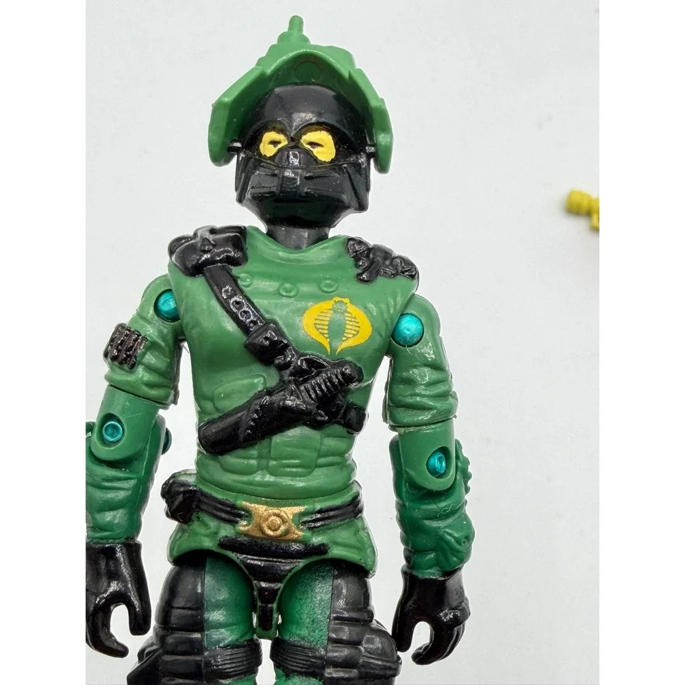 Vintage G.I. Joe 1989 Cobra Night-Viper v1 Figure Funskool Accessories Hasbro
